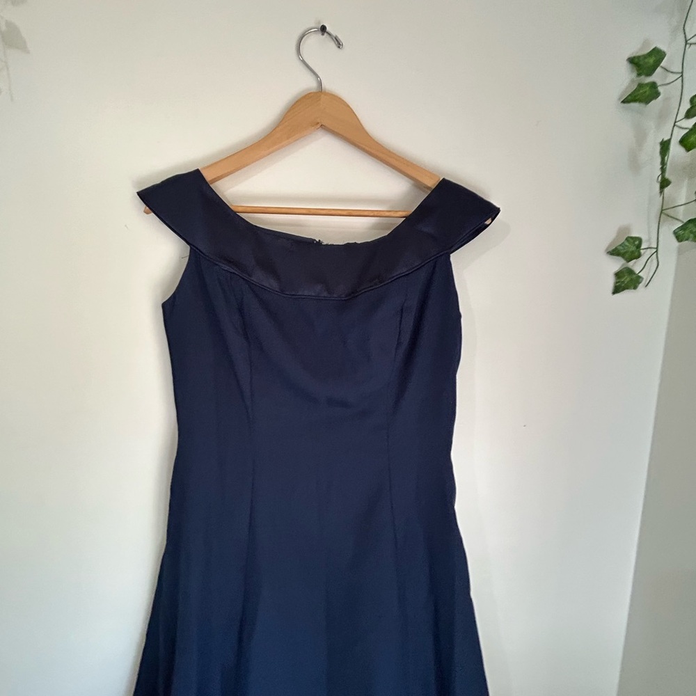 Alfred Angelo Midnight Blue Maxi Dress - Picture 5 of 12